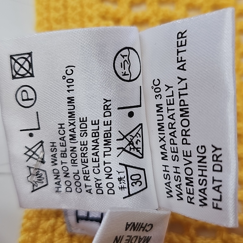 Vintage Escada Sport Crochet Cardigan, Sunflower Yellow, Medium, NEW - Picture 9 of 11